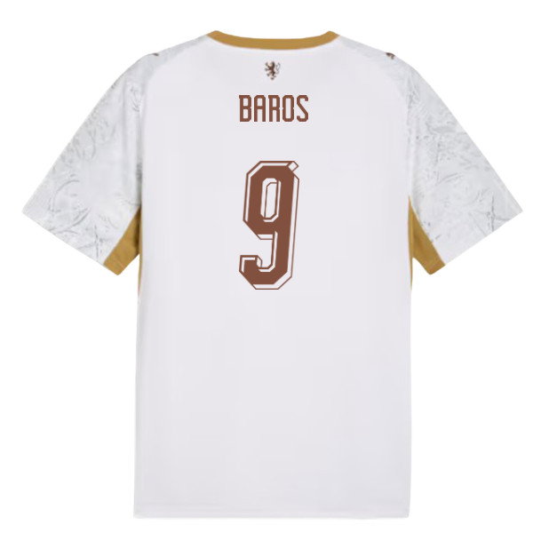 2026-2027 Czech Republic Away Shirt (Baros 9)-SoccerKits Hub | Buy Soccer Jerseys Online